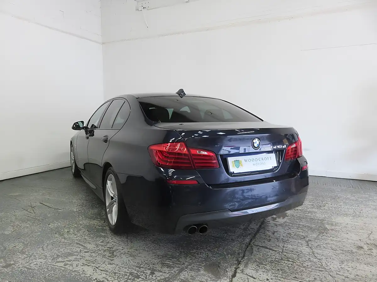 Used 2013 BMW 5 Series M Sport Blue - Interior and Exterior details 5