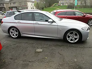 Used 2013 BMW 5 Series M Sport Glacier Silver - Interior and Exterior details 4