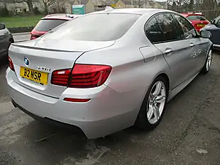 Used 2013 BMW 5 Series M Sport Glacier Silver - Interior and Exterior details 5