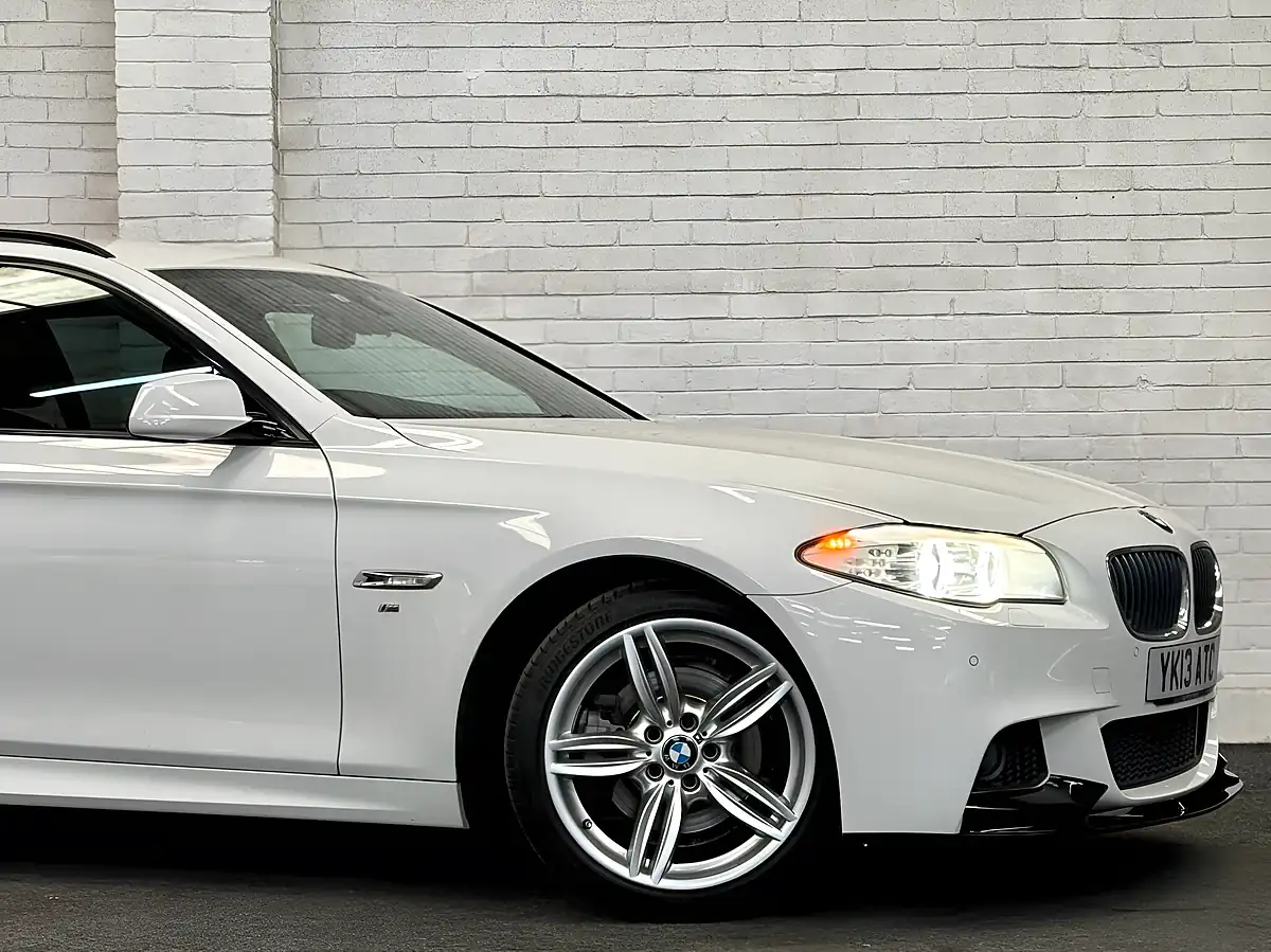 Used 2013 BMW 5 Series M Sport Touring White - Interior and Exterior details 10