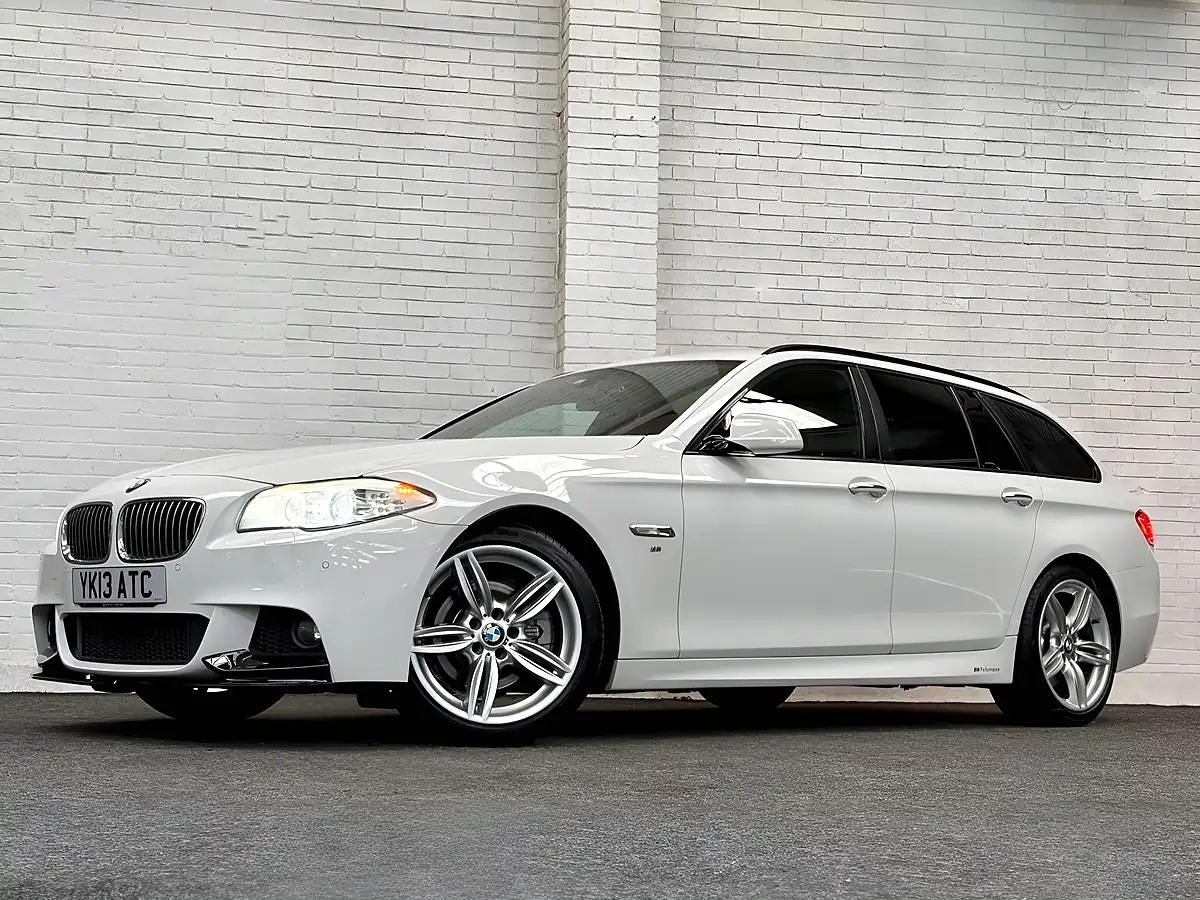 Used 2013 BMW 5 Series M Sport Touring White - Interior and Exterior details 16