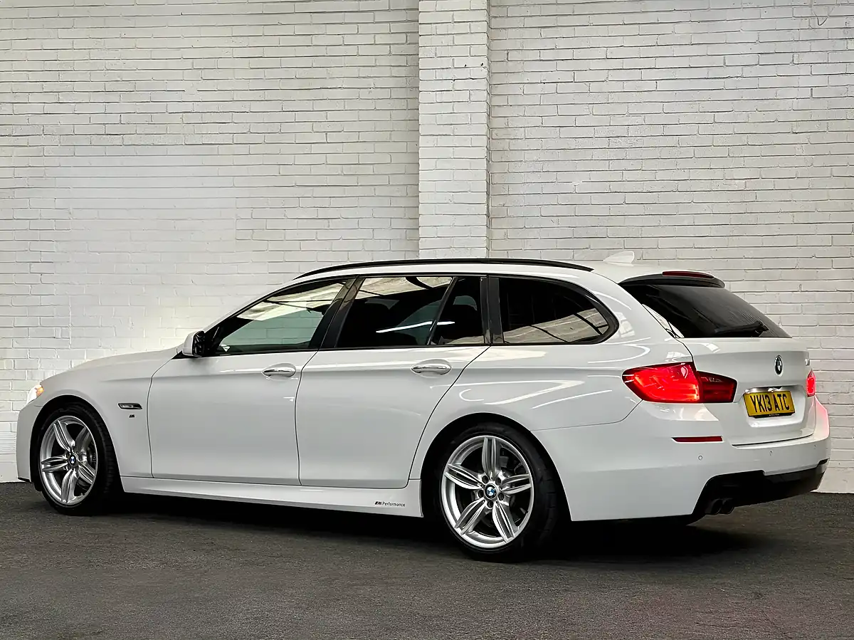 Used 2013 BMW 5 Series M Sport Touring White - Interior and Exterior details 5