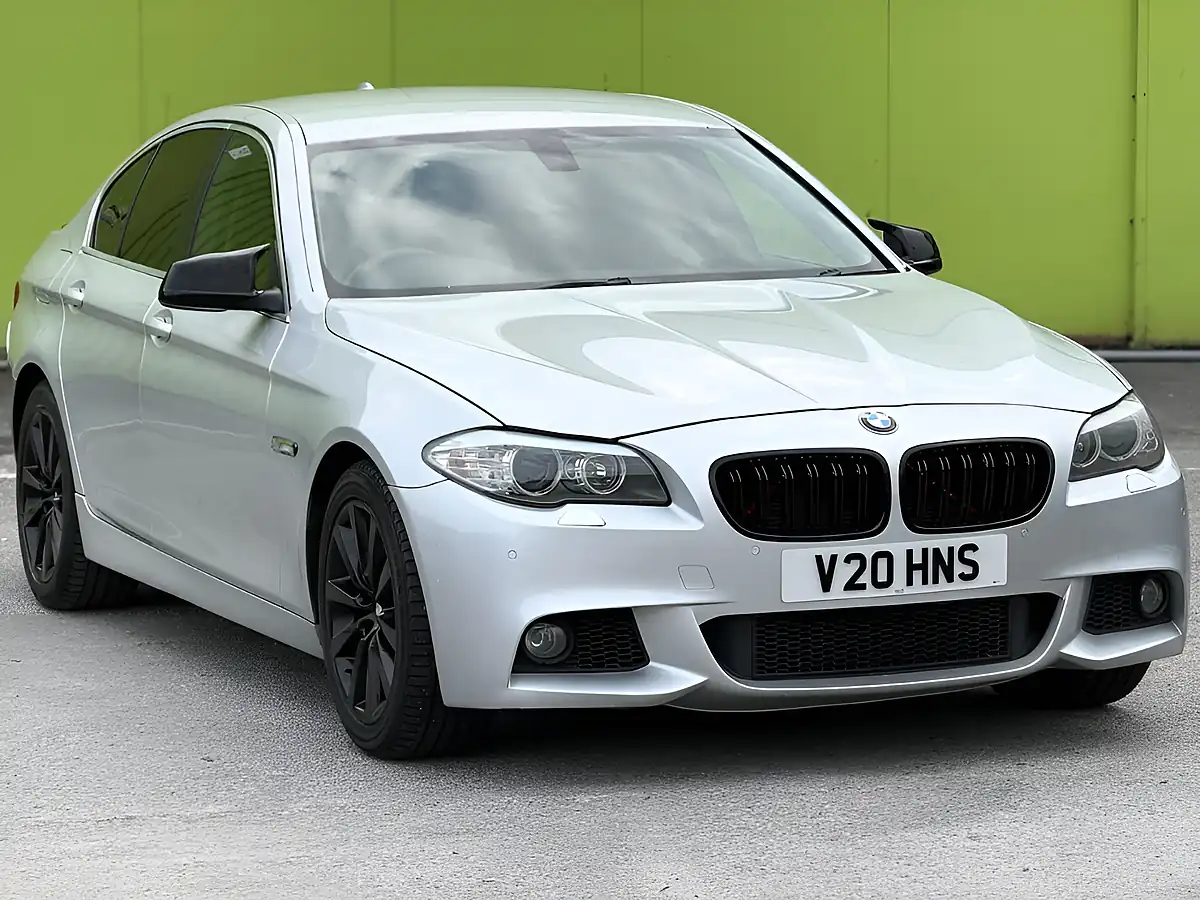 Used 2013 BMW 5 Series Se Silver - Front View