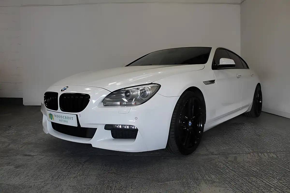 Used 2013 BMW 6 Series Gran Coupe M Sport White - Interior and Exterior details 2