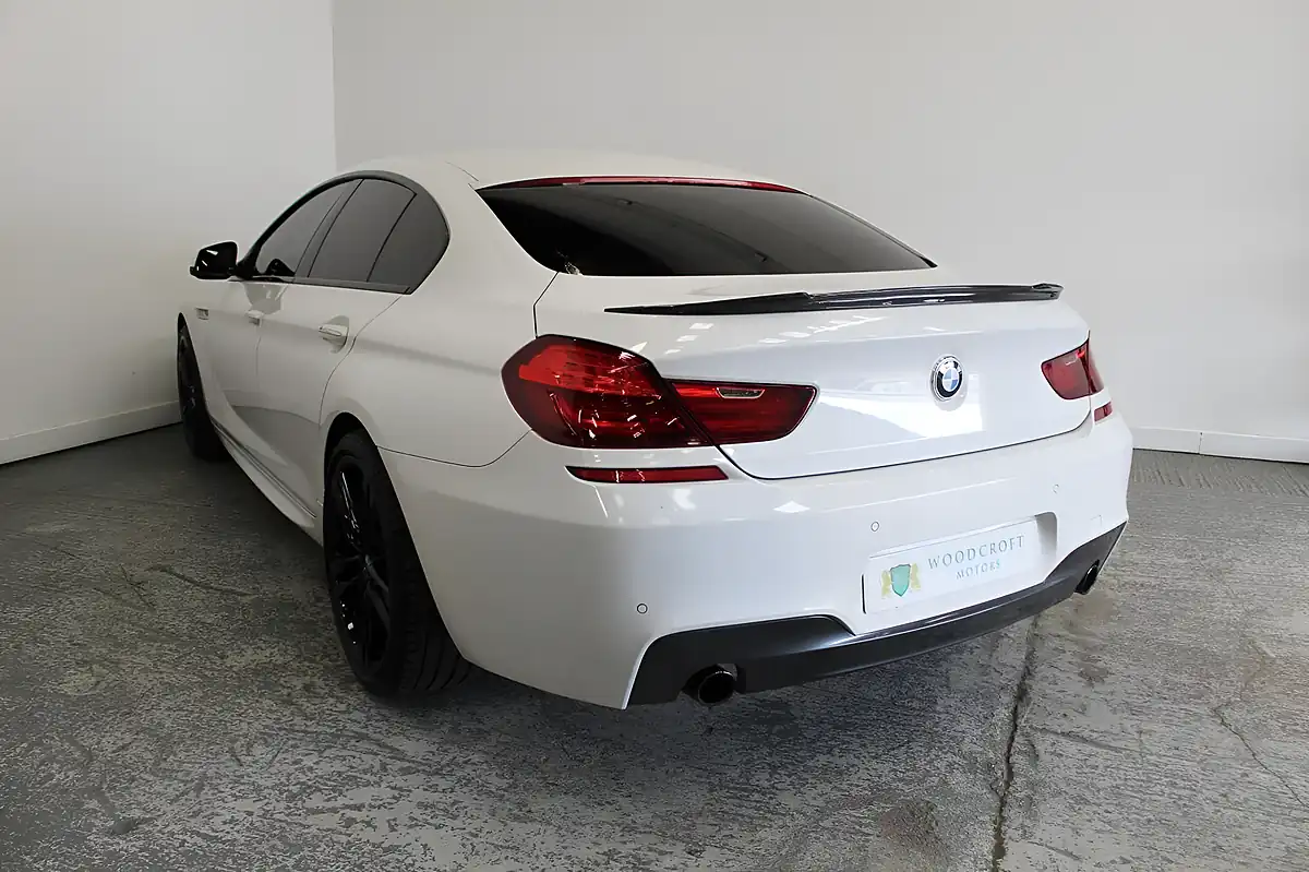 Used 2013 BMW 6 Series Gran Coupe M Sport White - Interior and Exterior details 5