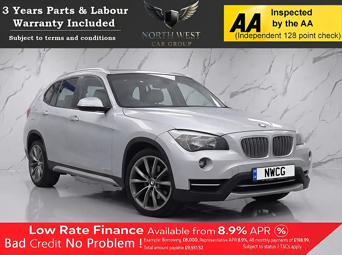 Used 2013 BMW X1 Xline Silver - Front View