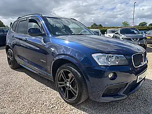 Used 2013 BMW X3 M Sport Deep Sea Blue Met - Interior and Exterior details 4