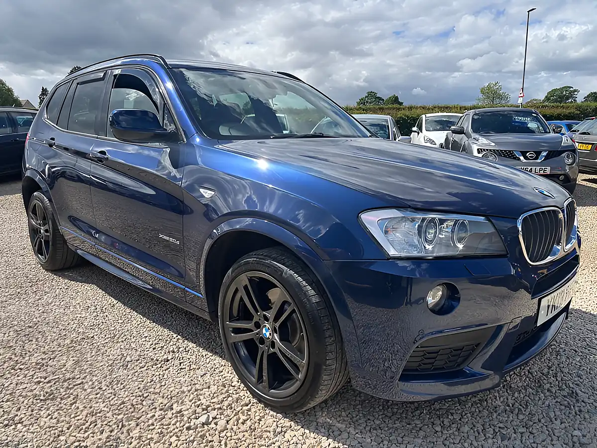 Used 2013 BMW X3 M Sport Deep Sea Blue Met - Interior and Exterior details 4