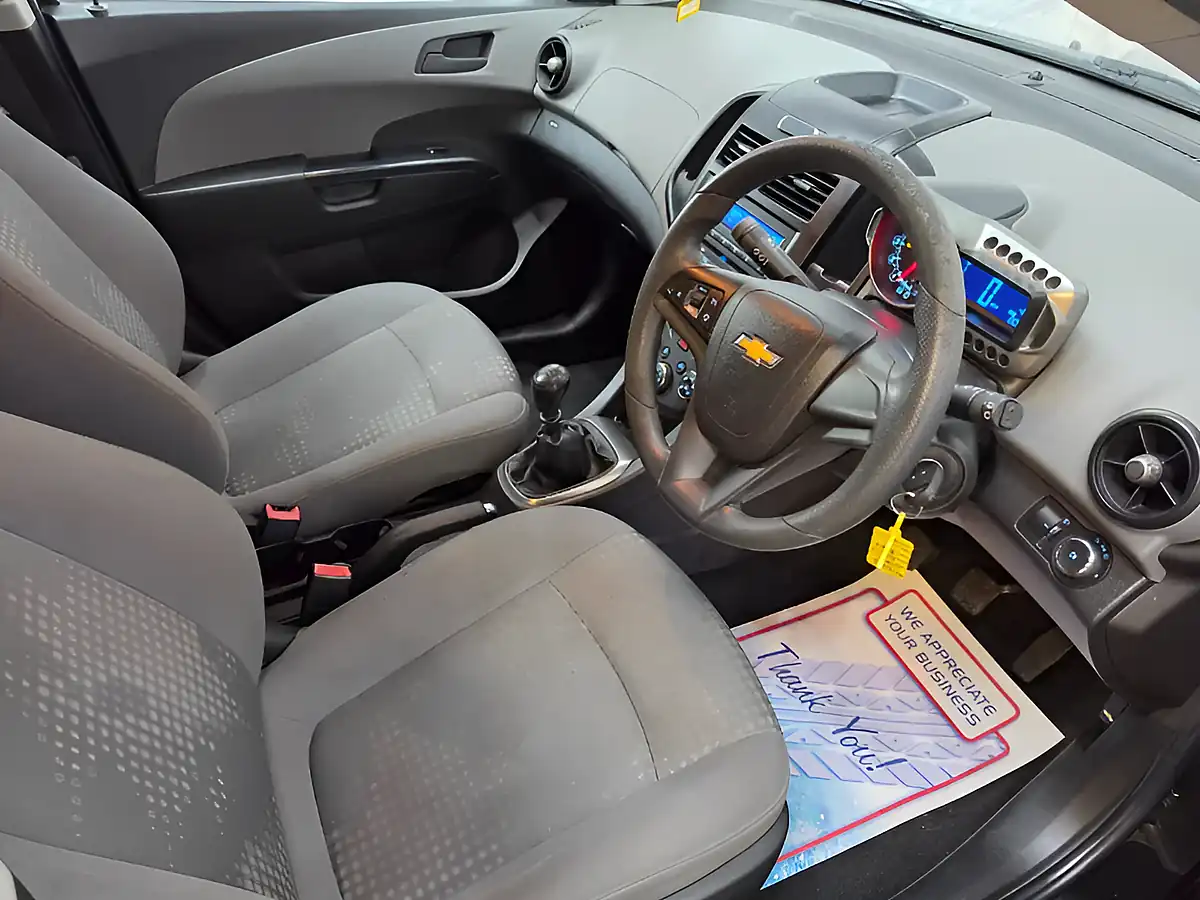 Used 2013 Chevrolet Aveo Ls Black - Interior and Exterior details 12