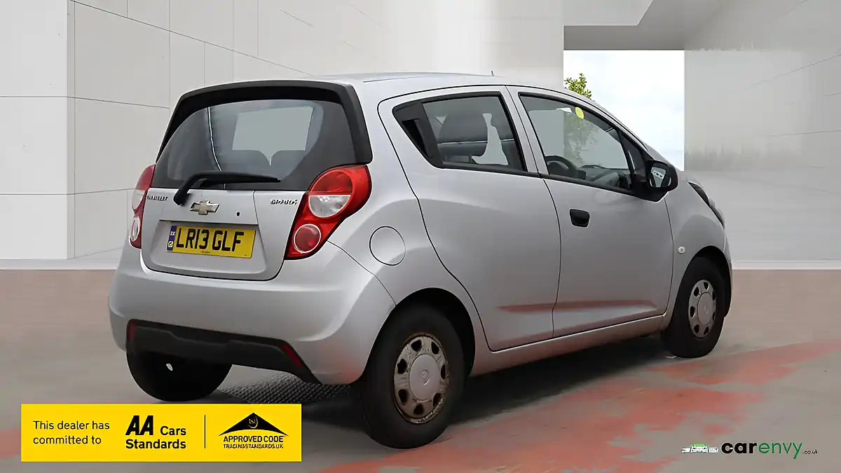 Used 2013 Chevrolet Spark Ls Silver - Interior and Exterior details 4