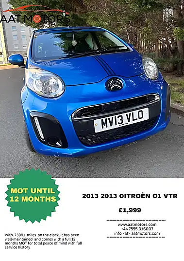 2013 Citroën C1 VTR 1.0i
