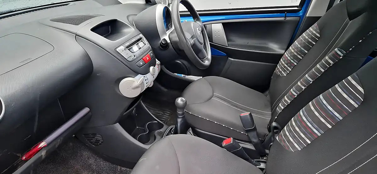 Used 2013 Citroen C1 Vtr Blue - Interior and Exterior details 12