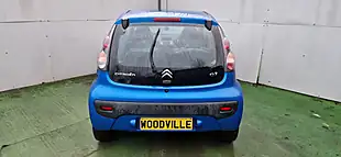 Used 2013 Citroen C1 Vtr Blue - Interior and Exterior details 9