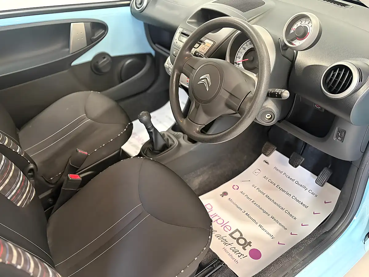 Used 2013 Citroen C1 Vtr Blue - Interior and Exterior details 11