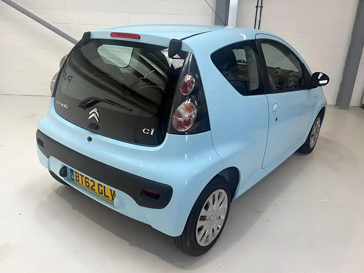 Used 2013 Citroen C1 Vtr Blue - Interior and Exterior details 4