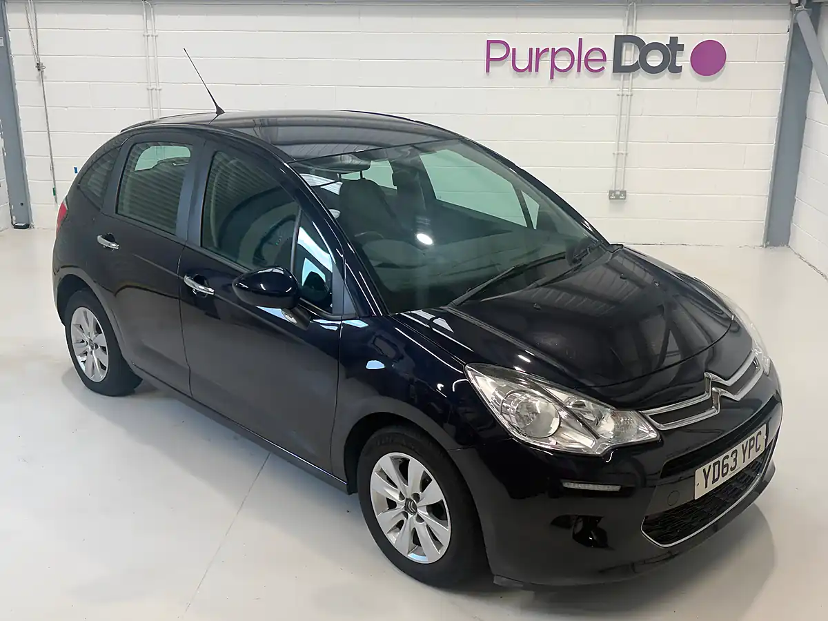 Used 2013 Citroen C3 Vtr+ Blue - Front View