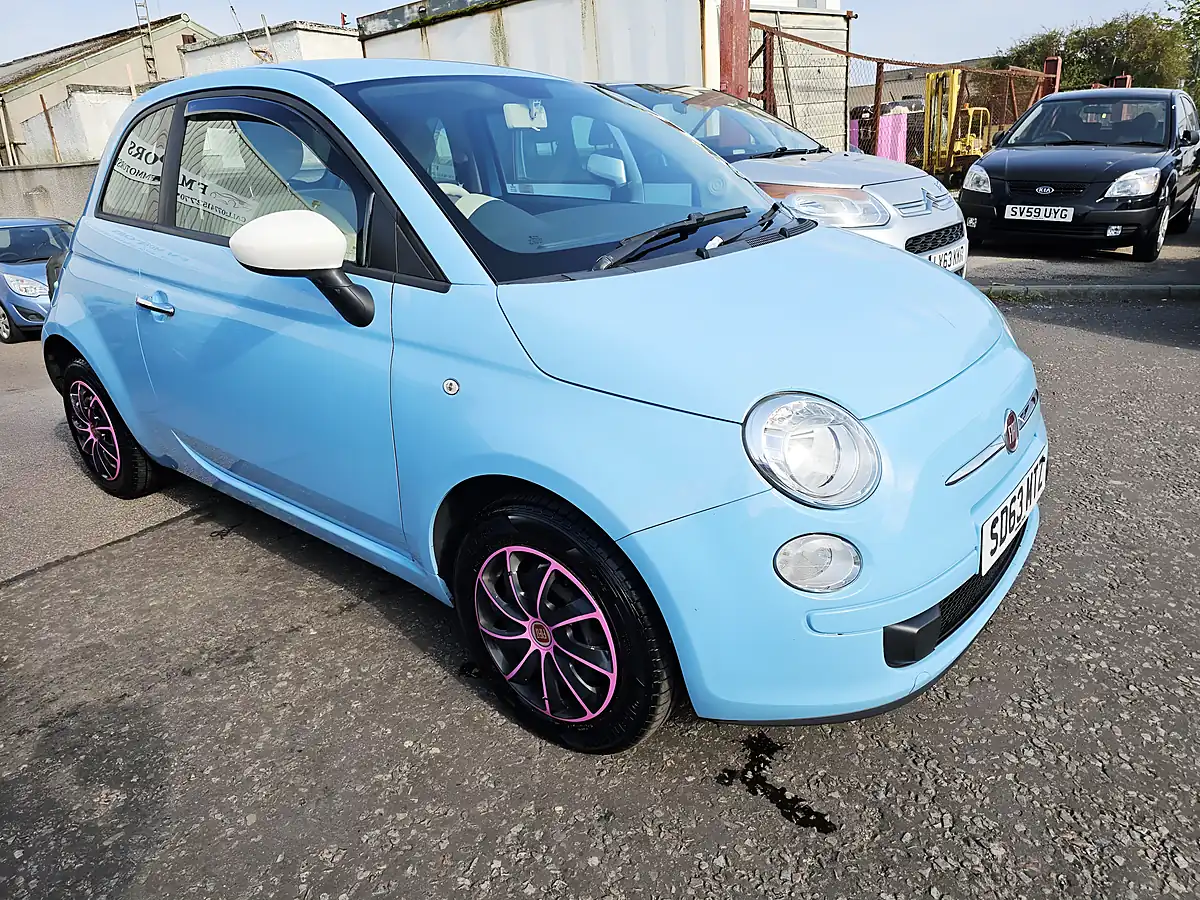 Used 2013 Fiat 500 Colour Therapy Blue - Interior and Exterior details 2