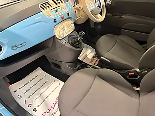 Used 2013 Fiat 500 Lounge Blue - Interior and Exterior details 18