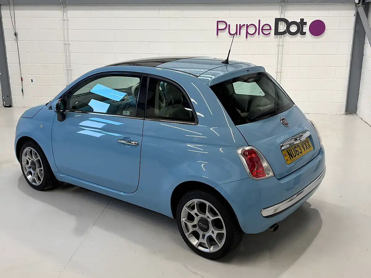 Used 2013 Fiat 500 Lounge Blue - Interior and Exterior details 6