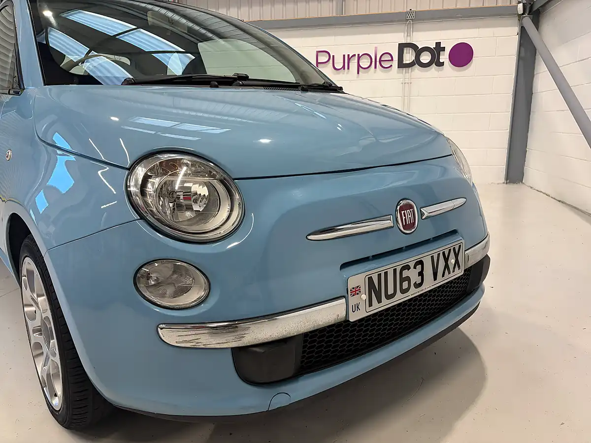 Used 2013 Fiat 500 Lounge Blue - Interior and Exterior details 8