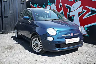 Used 2013 Fiat 500 Lounge Blue - Interior and Exterior details 2