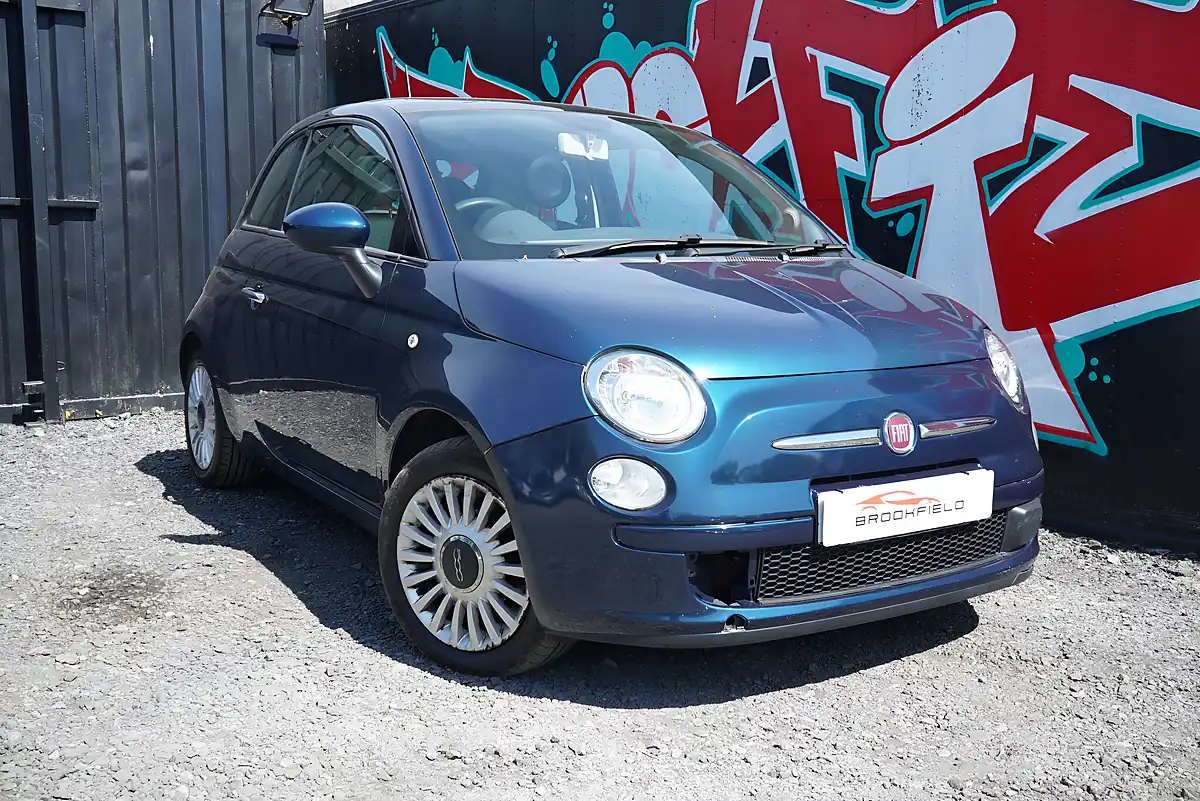 Used 2013 Fiat 500 Lounge Blue - Interior and Exterior details 2