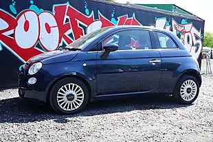 Used 2013 Fiat 500 Lounge Blue - Interior and Exterior details 9