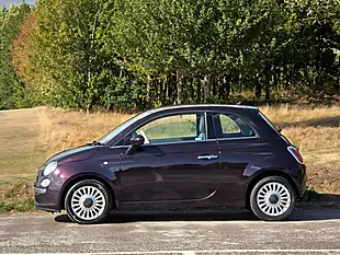 Used 2013 Fiat 500 Lounge Purple - Interior and Exterior details 4