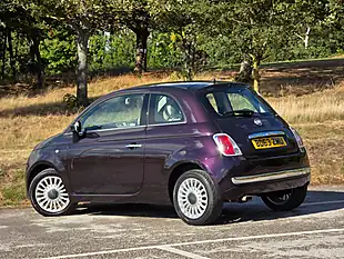 Used 2013 Fiat 500 Lounge Purple - Interior and Exterior details 5