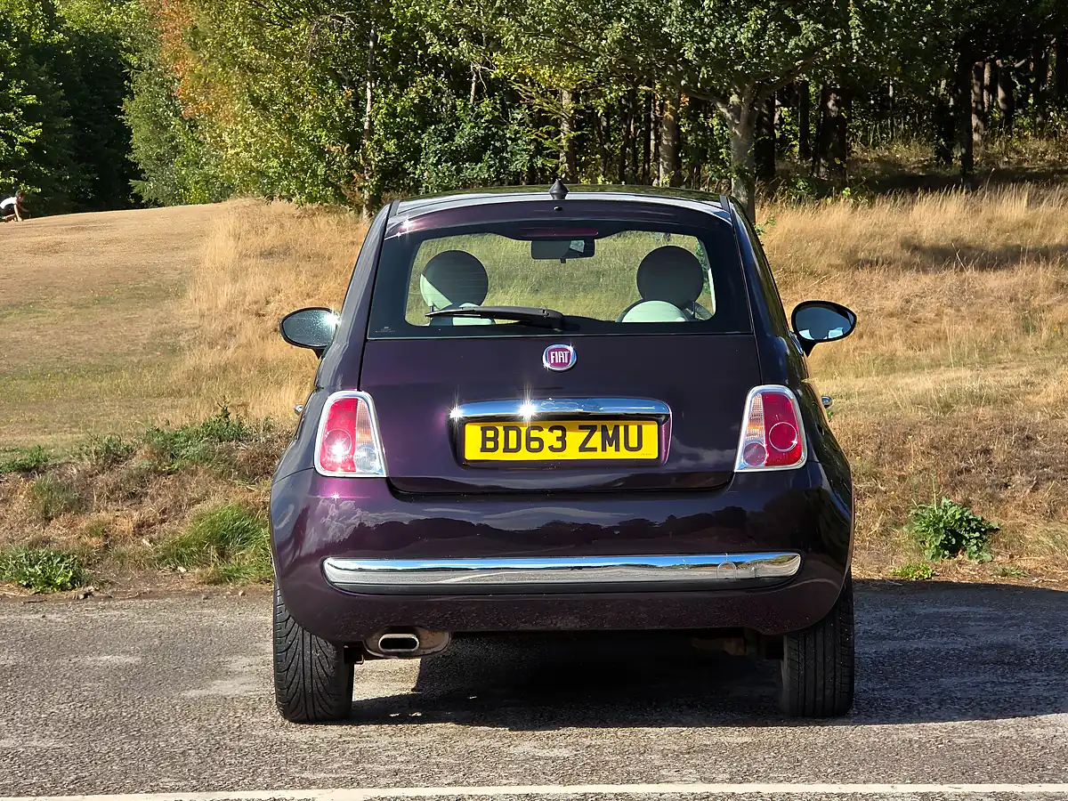 Used 2013 Fiat 500 Lounge Purple - Interior and Exterior details 6