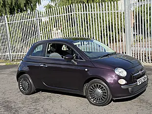 Used 2013 Fiat 500 Lounge Purple - Interior and Exterior details 2
