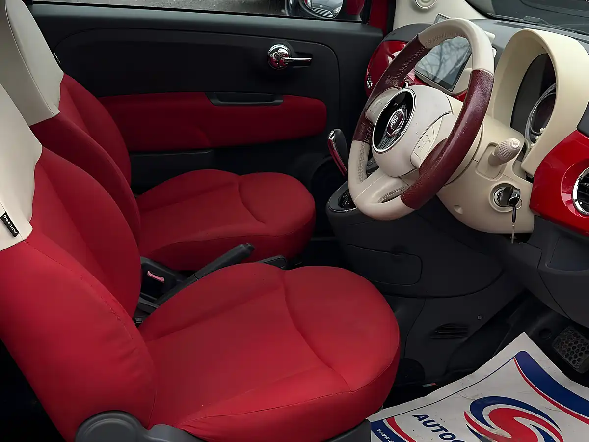 Used 2013 Fiat 500 Lounge Red - Interior and Exterior details 10