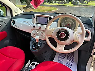 Used 2013 Fiat 500 Lounge White - Interior and Exterior details 11