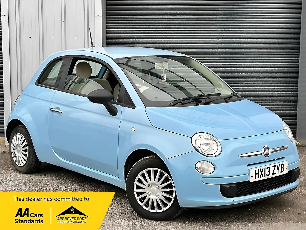 Used 2013 Fiat 500 Pop Blue - Front View