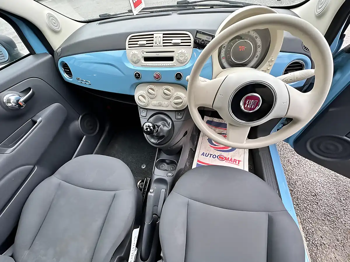 Used 2013 Fiat 500 Pop Blue - Interior and Exterior details 15