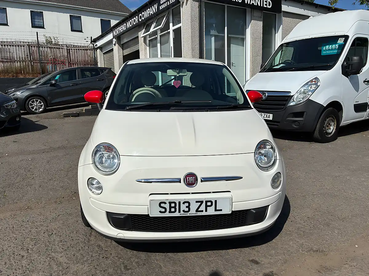 Used 2013 Fiat 500 Pop White - Interior and Exterior details 3