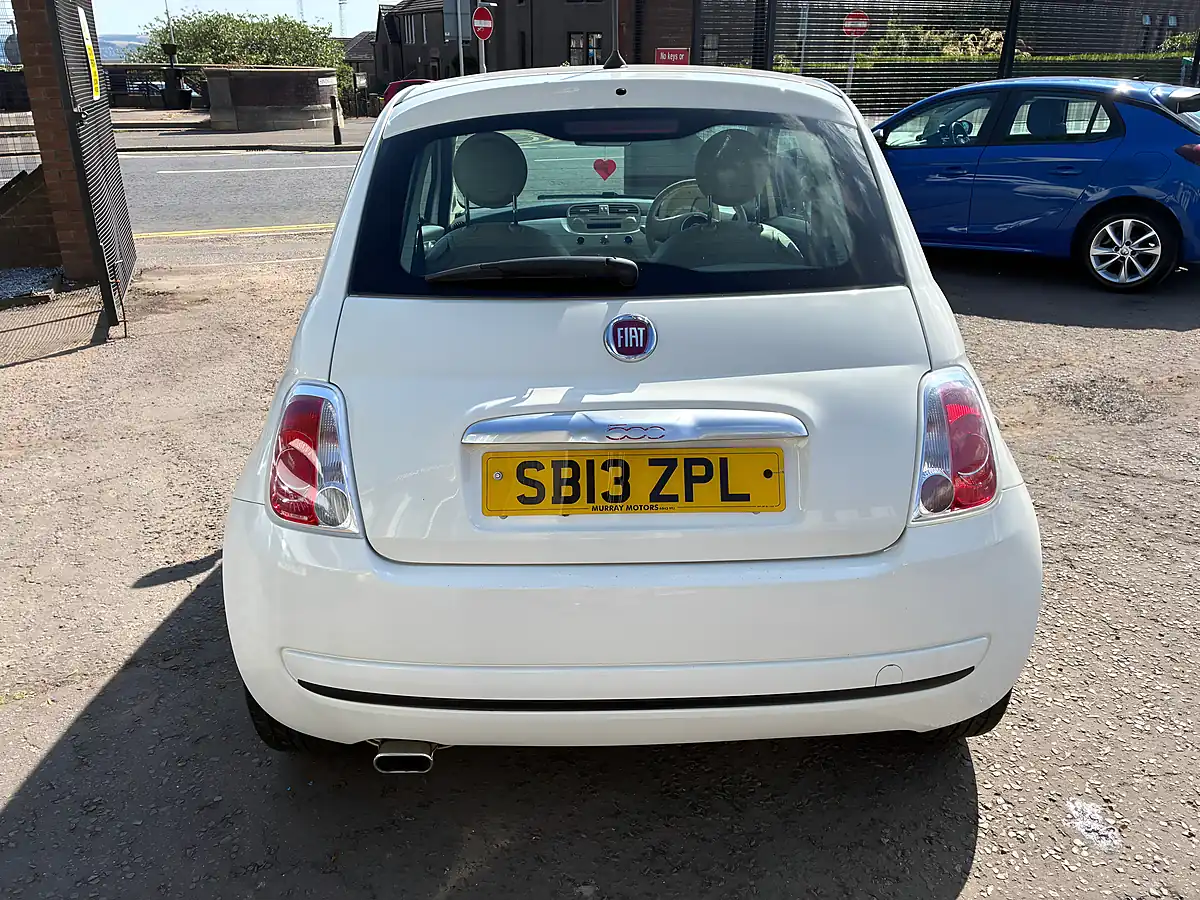 Used 2013 Fiat 500 Pop White - Interior and Exterior details 6