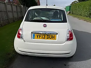 Used 2013 Fiat 500 Pop White - Interior and Exterior details 6