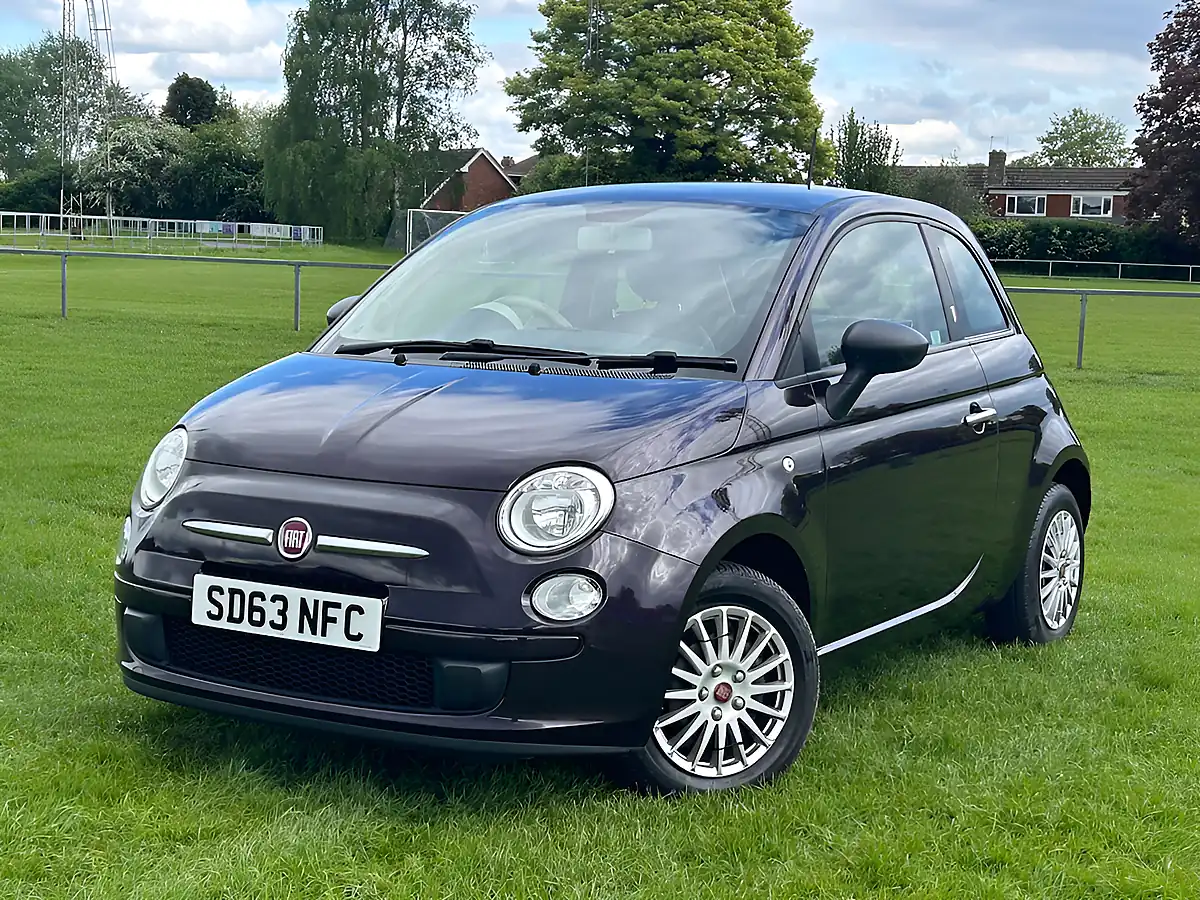 Used 2013 Fiat 500 Popular Purple - Front View