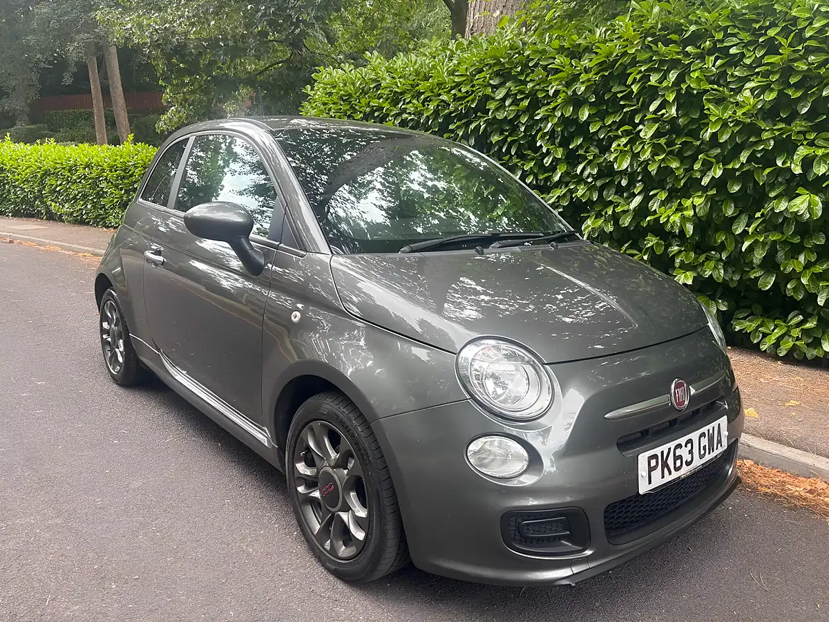 Used 2013 Fiat 500 S Grey - Front View