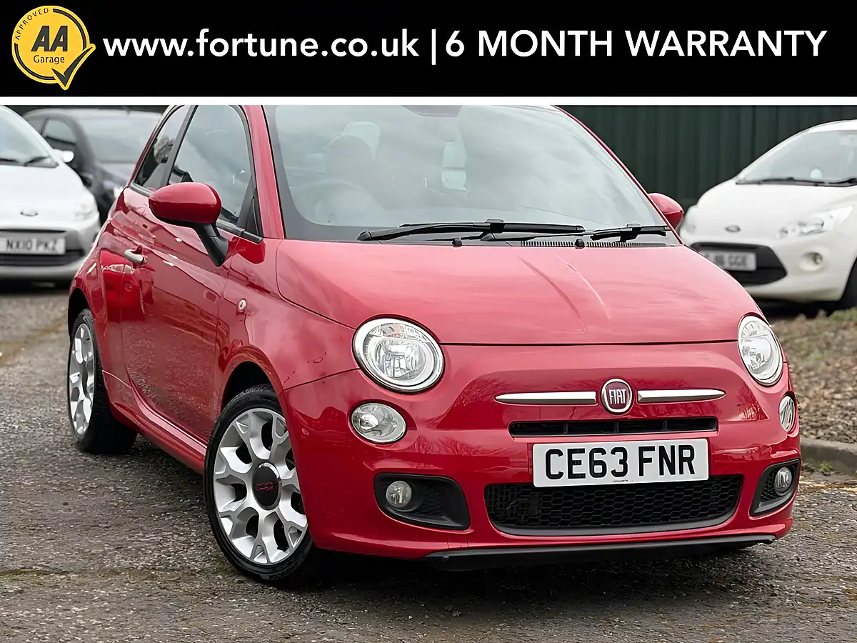 Used 2013 Fiat 500 S Red - Front View