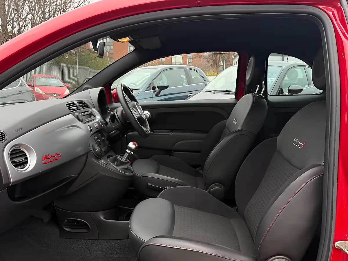 Used 2013 Fiat 500 S Red - Interior and Exterior details 12