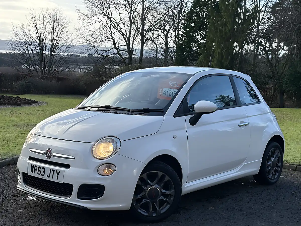 Used 2013 Fiat 500 S White - Interior and Exterior details 2