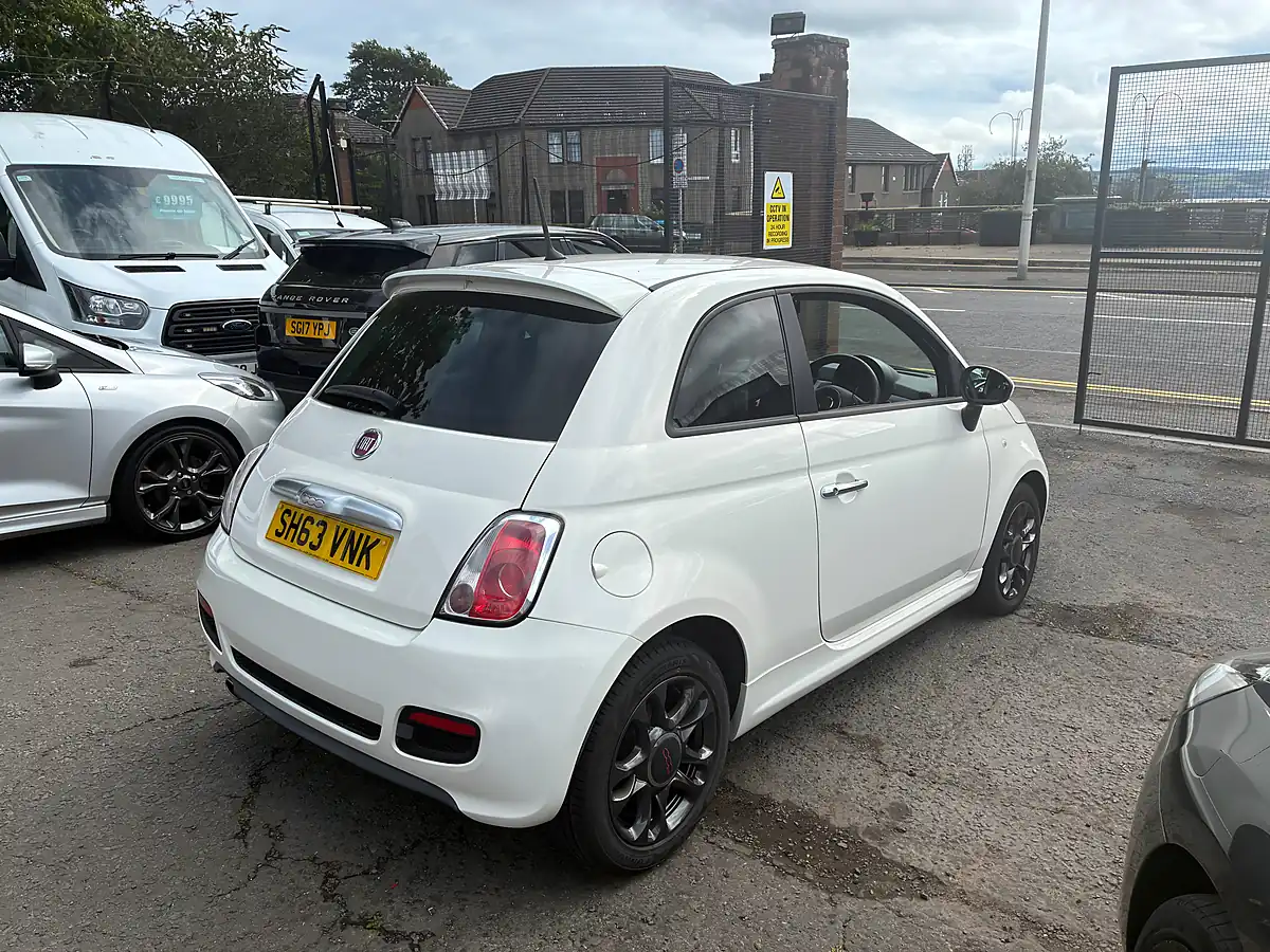 Used 2013 Fiat 500 S White - Interior and Exterior details 3