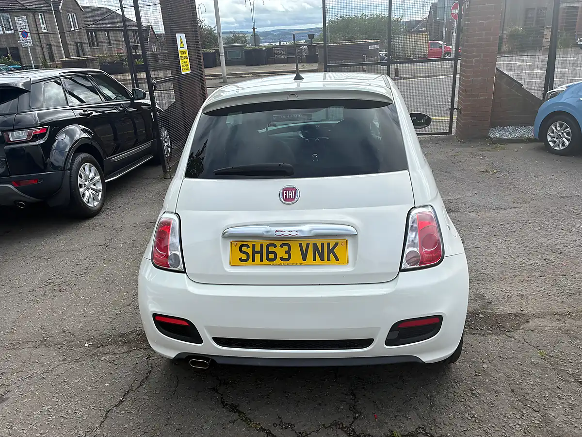 Used 2013 Fiat 500 S White - Interior and Exterior details 4