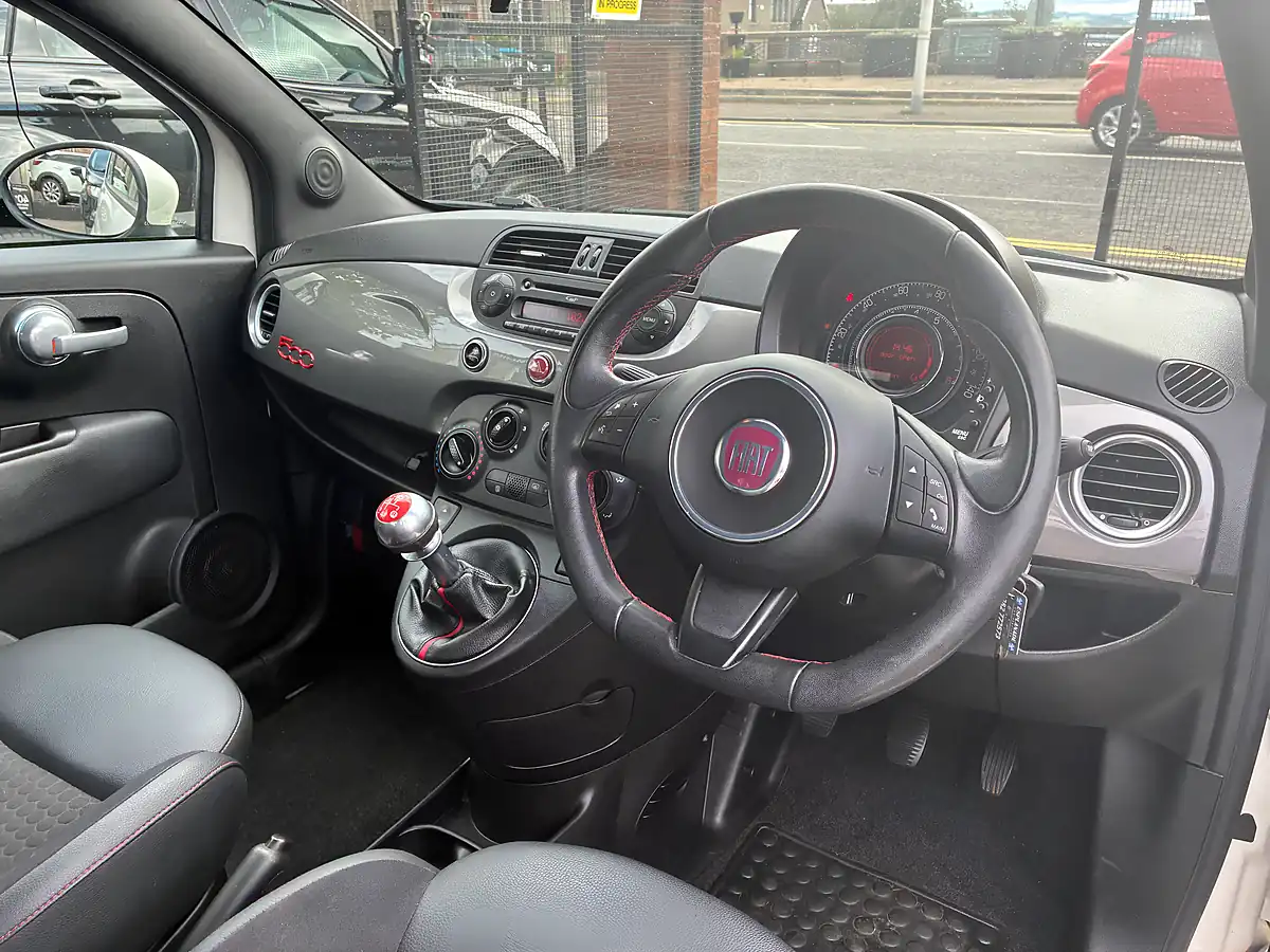 Used 2013 Fiat 500 S White - Interior and Exterior details 9