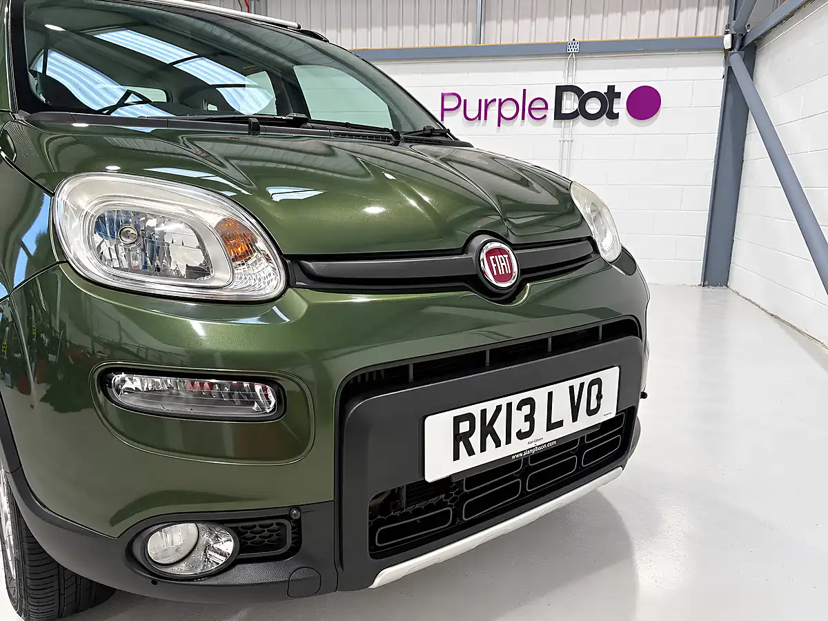 Used 2013 Fiat Panda 4X4 Green - Interior and Exterior details 4