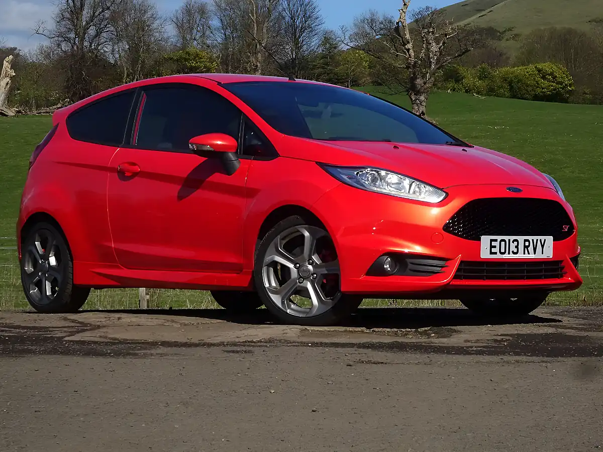 Used 2013 Ford Fiesta ST-2 Molten Orange Metallic - Front View