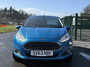 Used 2013 Ford Fiesta Titanium Blue - Interior and Exterior details 2