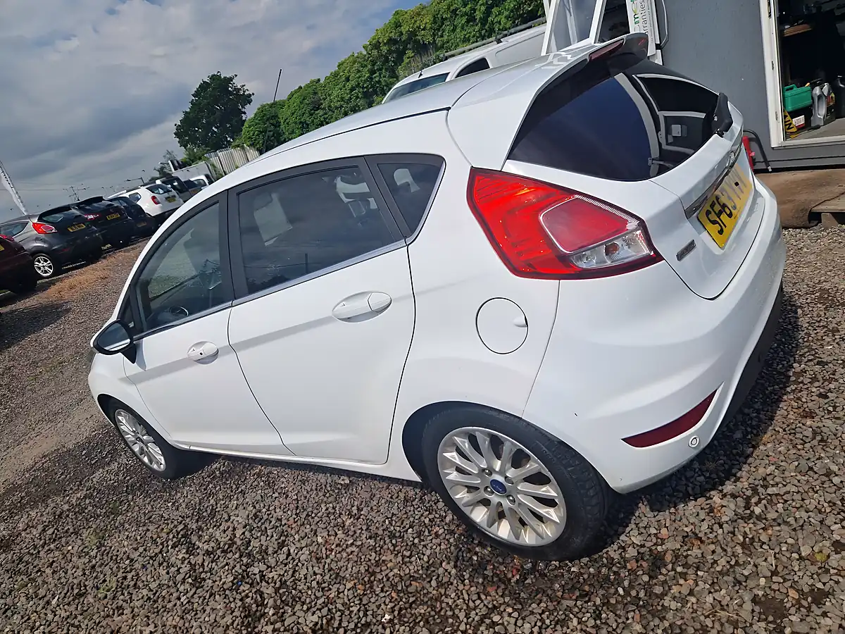Used 2013 Ford Fiesta Titanium X White - Interior and Exterior details 11